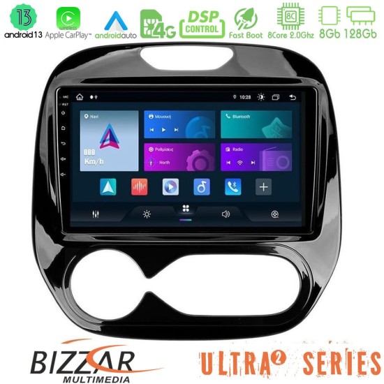 Bizzar Ultra Series Renault Captur 2013-2019 (Auto AC) 8core Android13 8+128GB Navigation Multimedia Tablet 9"