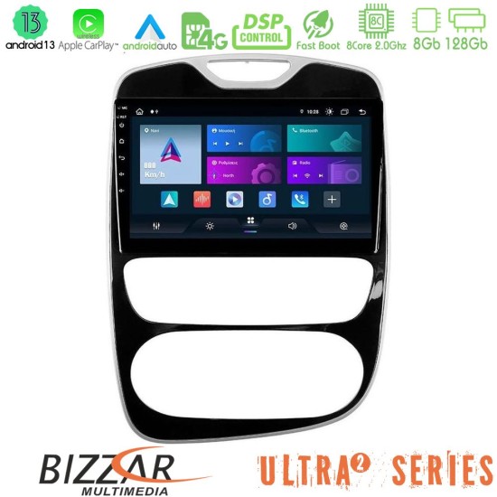 Bizzar Ultra Series Renault Clio 2016-2019 8core Android13 8+128GB Navigation Multimedia Tablet 10"