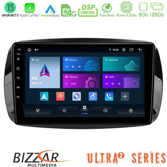 Bizzar Ultra Series Smart 453 8core Android13 8+128GB Navigation Multimedia Tablet 9"