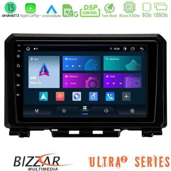 Bizzar Ultra Series Suzuki Jimny 2018-2022 8core Android13 8+128GB Navigation Multimedia Tablet 9"