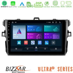 Bizzar Ultra Series Toyota Corolla 2007-2012 8core Android13 8+128GB Navigation Multimedia Tablet 9" Bizzar Ultra Series Toyota Corolla 2007-2012 8core Android13 8+128GB Navigation Multimedia Tablet 9"