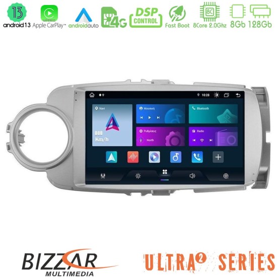 Bizzar Ultra Series Toyota Yaris 8core Android13 8+128GB Navigation Multimedia Tablet 9"