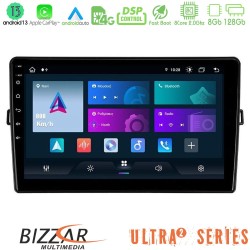 Bizzar Ultra Series Toyota Auris 8core Android13 8+128GB Navigation Multimedia Tablet 10"