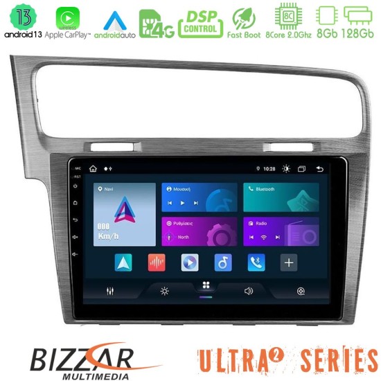 Bizzar Ultra Series VW GOLF 7 8core Android13 8+128GB Navigation Multimedia Tablet 10"