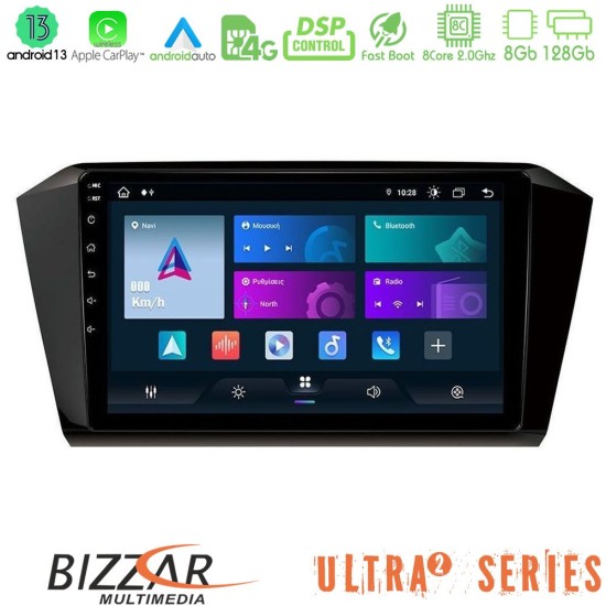 Bizzar Ultra Series VW Passat 8core Android13 8+128GB Navigation Multimedia Tablet 10"