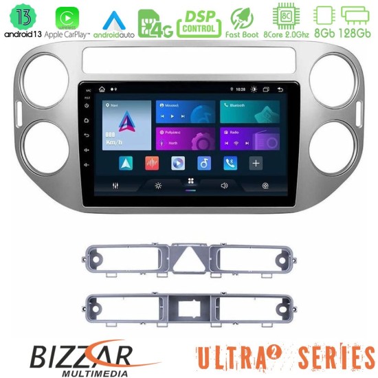 Bizzar Ultra Series VW Tiguan 8core Android13 8+128GB Navigation Multimedia Tablet 9"