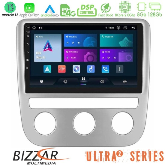 Bizzar Ultra Series VW Scirocco 2008-2014 8Core Android13 8+128GB Navigation Multimedia Tablet 9"