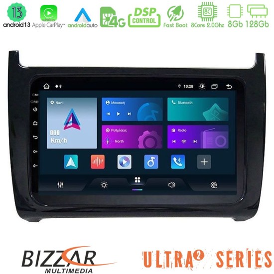 Bizzar Ultra Series Vw Polo 8core Android13 8+128GB Navigation Multimedia Tablet 9"