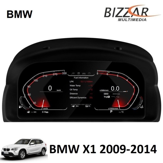 BMW X1 E84 2009-2014 Digital LCD Instrument Cluster 12.3" με HD οθόνη 1920*720