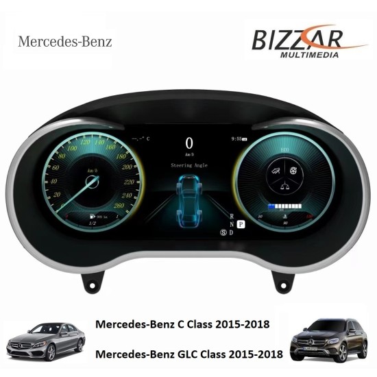 Mercedes C/GLC Class W205/X253 2015-2018 Digital LCD Instrument Cluster 12.3" με HD οθόνη 1920*720