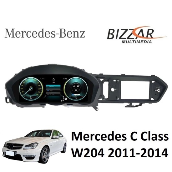 Mercedes C Class W204 2011-2014 Digital LCD Instrument Cluster 12.3" με HD οθόνη 1920*720