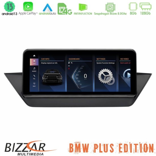 Bizzar Plus Edition BMW X1 E84 (χωρίς εργ.οθόνη) Android12 (8+128GB) Navigation Multimedia 10.25″ HD Anti-reflection