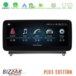 Bizzar Plus Edition Mercedes C Class NTG4.0 (W204) Android13 (8+128GB) Navigation Multimedia 10,25" Anti-reflection