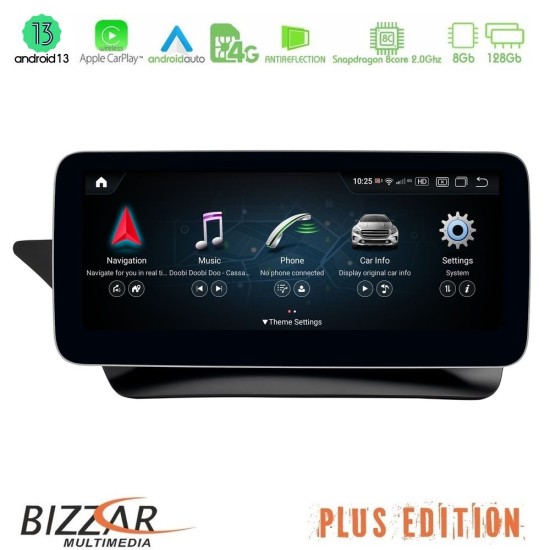 Bizzar Plus Edition Mercedes E Class (W212) NTG4.0 Android13 (8+128GB) Navigation Multimedia 10,25″ Anti-reflection