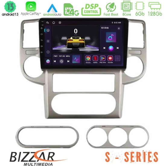 Bizzar S Series Nissan X-Trail 2003-2007 8Core Android13 6+128GB Navigation Multimedia Tablet 10"