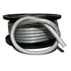 Bizzar 4ga 30m Flex Καλώδιο Ρεύματος Διάφανο 100% OFC Bizzar 4ga 30m Flex Καλώδιο Ρεύματος Διάφανο 100% OFC