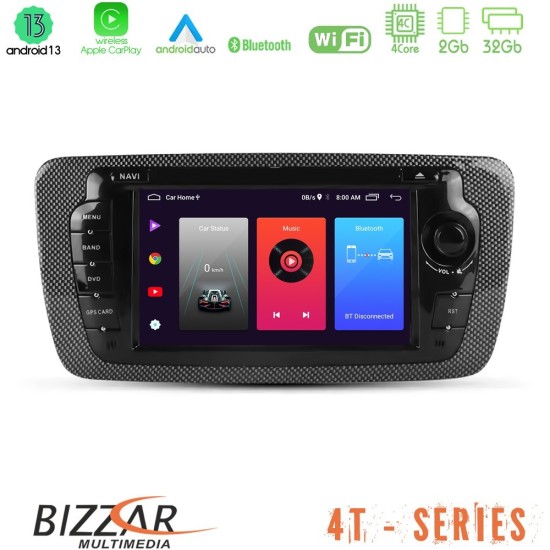 Bizzar OEM Seat Ibiza 2008-2012 4core Android13 2+32GB Navigation Multimedia Deckless 7" με Carplay/AndroidAuto