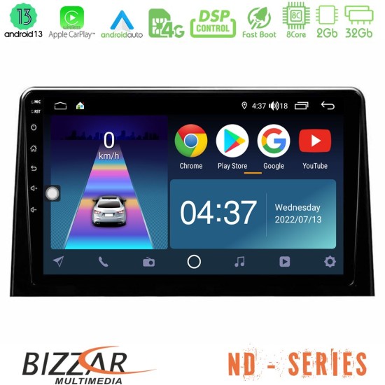 Bizzar ND Series 8Core Android13 2+32GB Peugeot Partner / Citroën Berlingo 2020-> Navigation Multimedia Tablet 10"