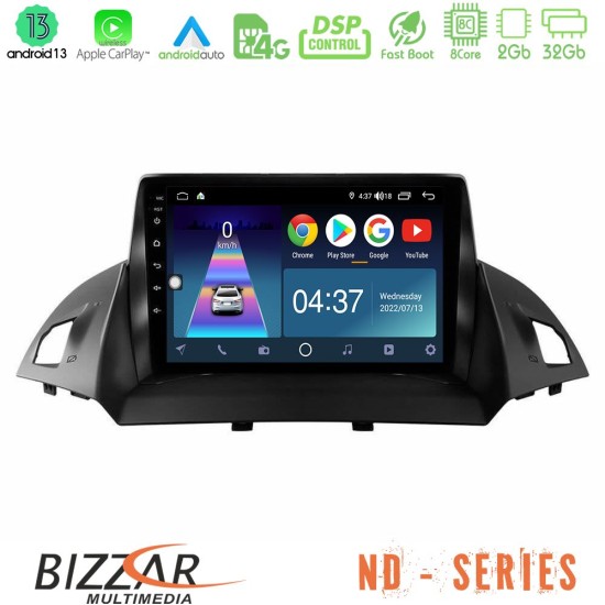 Bizzar ND Series 8Core Android13 2+32GB Ford C-Max/Kuga Navigation Multimedia Tablet 9"