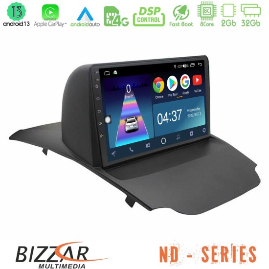 Bizzar ND Series 8Core Android13 2+32GB Ford Ecosport 2014-2017 Navigation Multimedia Tablet 10"