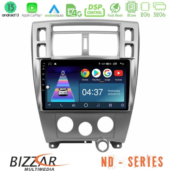 Bizzar ND Series 8Core Android13 2+32GB Hyundai Tucson Navigation Multimedia Tablet 10"