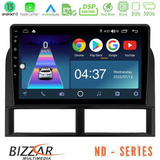 Bizzar ND Series 8Core Android13 2+32GB Jeep Grand Cherokee 1999-2004 Navigation Multimedia Tablet 9"