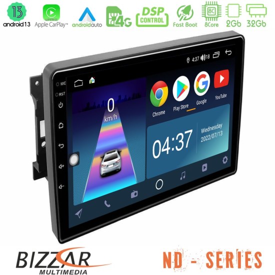 Bizzar ND Series 8Core Android13 2+32GB Chrysler / Dodge / Jeep Navigation Multimedia Tablet 10"