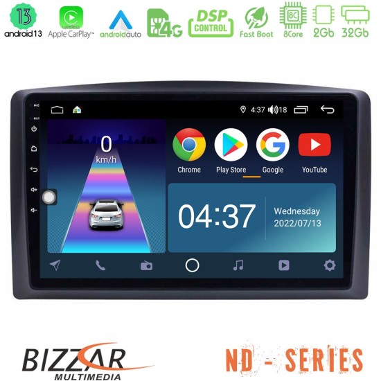 Bizzar ND Series 8Core Android13 2+32GB Mercedes Vito 2015-2021 Navigation Multimedia Tablet 10"