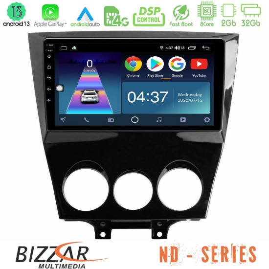 Bizzar ND Series 8Core Android13 2+32GB Mazda RX8 2008-2012 Navigation Multimedia Tablet 9"