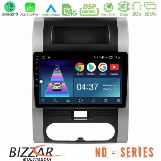 Bizzar ND Series 8Core Android13 2+32GB Nissan X-Trail T31 Navigation Multimedia Tablet 10"