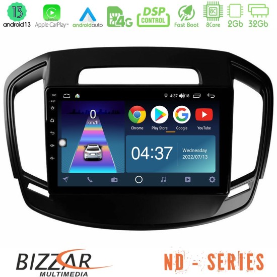 Bizzar ND Series 8Core Android13 2+32GB Opel Insignia 2014-2017 Navigation Multimedia Tablet 9"