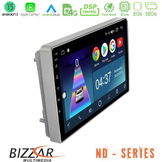 Bizzar ND Series 8Core Android13 2+32GB Opel Astra/Corsa/Antara/Zafira Navigation Multimedia Tablet 9"