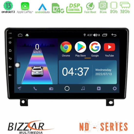 Bizzar ND Series 8Core Android13 2+32GB Opel Astra H Navigation Multimedia Tablet 9" (dashboard version)