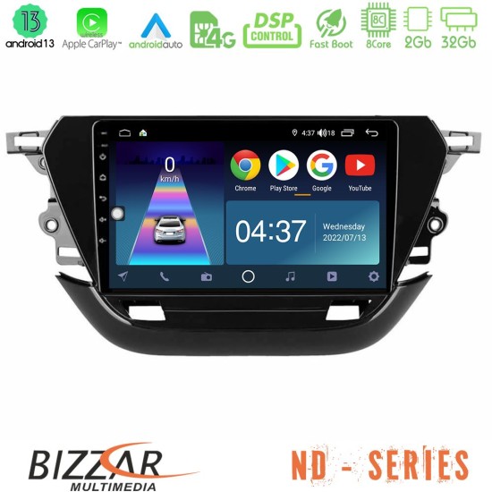 Bizzar ND Series 8Core Android13 2+32GB Opel Corsa F 2019-2023 Navigation Multimedia Tablet 9"