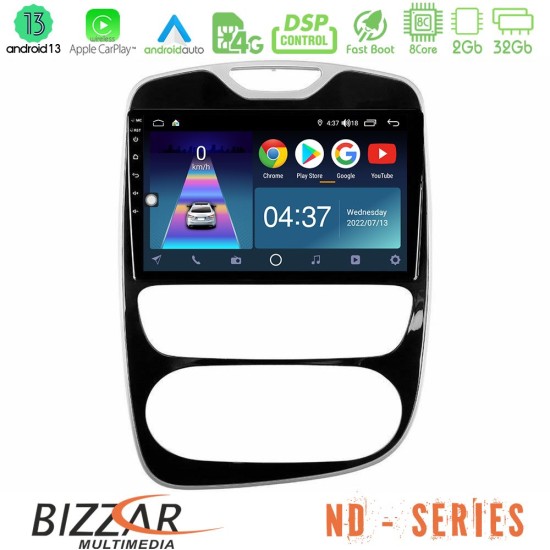 Bizzar ND Series 8Core Android13 2+32GB Renault Clio 2016-2019 Navigation Multimedia Tablet 10"