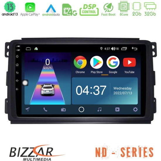 Bizzar ND Series 8Core Android13 2+32GB Smart 451 Navigation Multimedia Tablet 9"