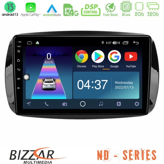 Bizzar ND Series 8Core Android13 2+32GB Smart 453 Navigation Multimedia Tablet 9"