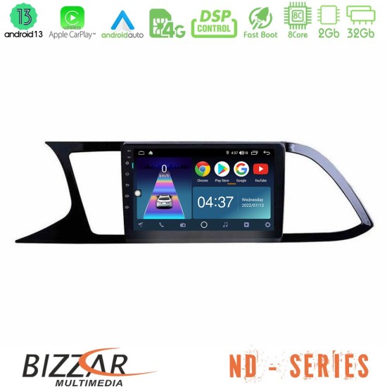 Bizzar ND Series 8Core Android13 2+32GB Seat Leon 2013 – 2019 Navigation Multimedia Tablet 9"