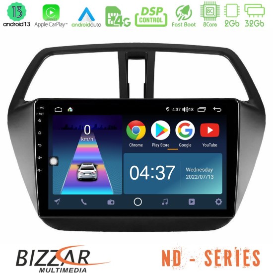 Bizzar ND Series 8Core Android13 2+32GB Suzuki SX4 S-Cross Navigation Multimedia Tablet 9"