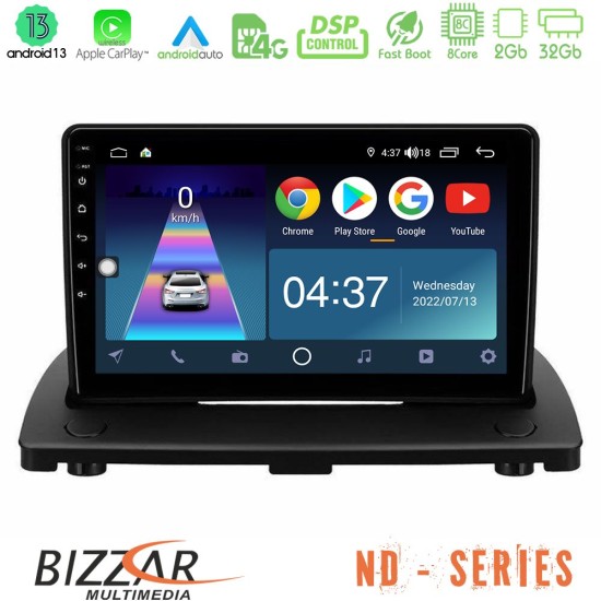 Bizzar ND Series 8Core Android13 2+32GB Volvo XC90 2006-2014 Navigation Multimedia Tablet 9"