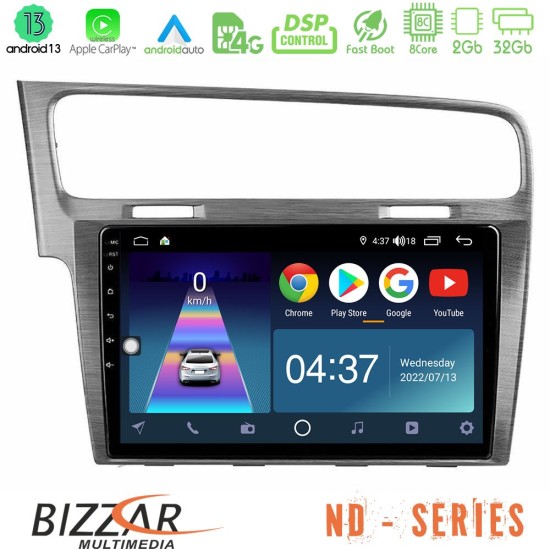 Bizzar ND Series 8Core Android13 2+32GB VW GOLF 7 Navigation Multimedia Tablet 10"