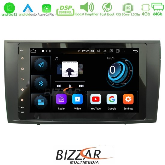 Bizzar OEM Mercedes SLK (R171) 8core Android12 4+64GB Navigation Multimedia Deckless 8" (OEM STYLE)