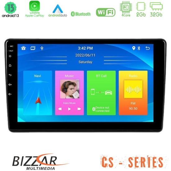 Bizzar CS Series 4Core Android13 2+32GB Peugeot Partner / Citroën Berlingo 2008-2018 Navigation Multimedia Tablet 9"