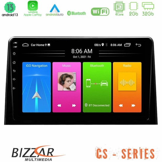 Bizzar CS Series 4Core Android13 2+32GB Peugeot Partner / Citroën Berlingo 2020-> Navigation Multimedia Tablet 10"