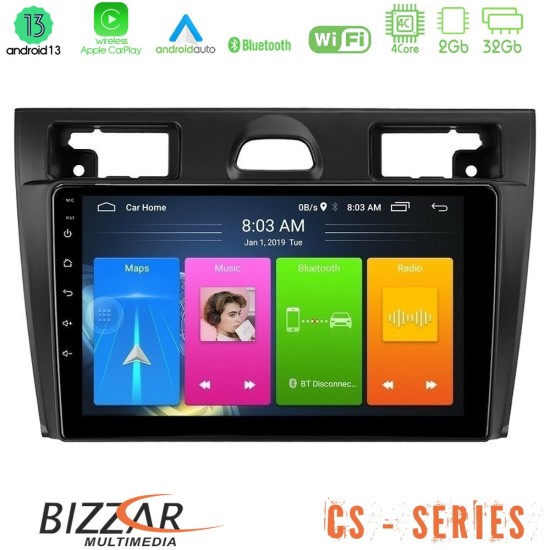 Bizzar CS Series 4Core Android13 2+32GB Ford Fiesta/Fusion Navigation Multimedia Tablet 9"