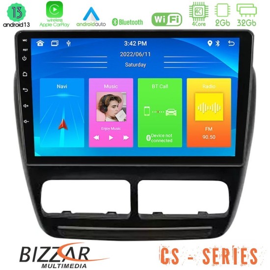 Bizzar CS Series 4Core Android13 2+32GB Fiat Doblo / Opel Combo 2010-2014 Navigation Multimedia Tablet 9"