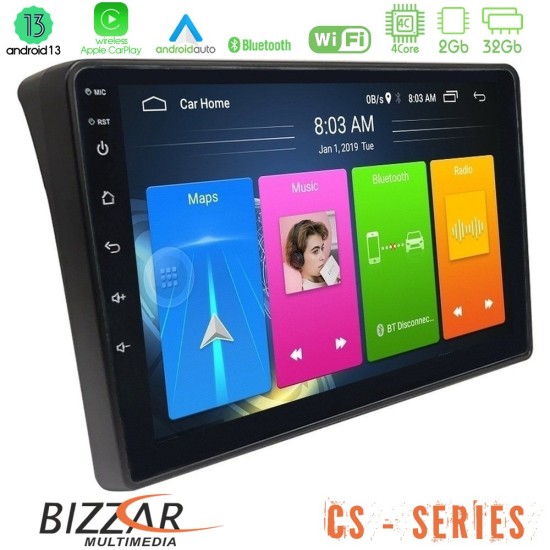 Bizzar CS Series 4Core Android13 2+32GB Fiat Ducato/Citroen Jumper/Peugeot Boxer Navigation Multimedia Tablet 9"