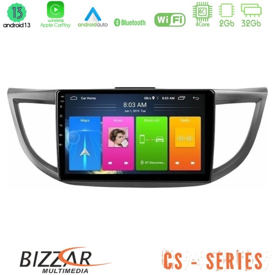 Bizzar CS Series 4Core Android13 2+32GB Honda CRV 2012-2017 Navigation Multimedia Tablet 9"