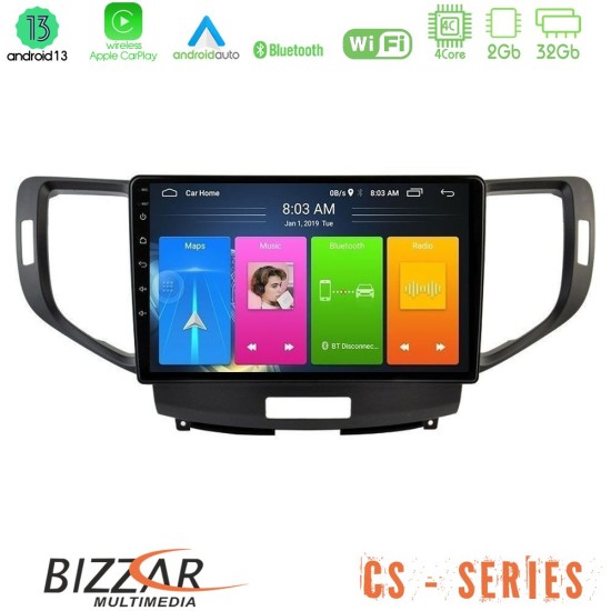 Bizzar CS Series 4Core Android13 2+32GB Honda Accord 2008-2015 Navigation Multimedia Tablet 9"