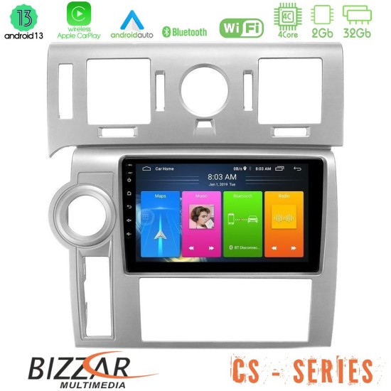 Bizzar CS Series 4Core Android13 2+32GB Hummer H2 2008-2009 Navigation Multimedia Tablet 9"